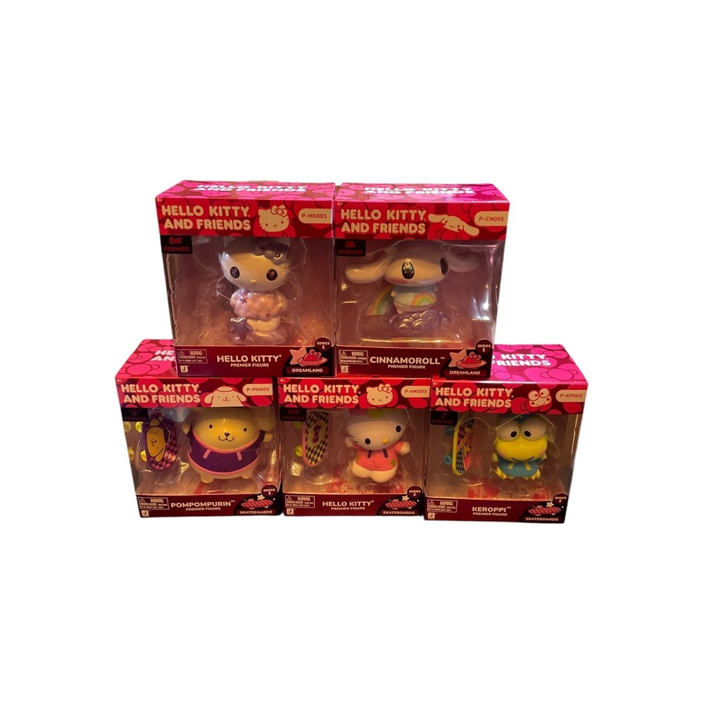 Hello Kitty and Friends Premier Figure Lot of 5 Jazwares Sanrio Series 1 & 2